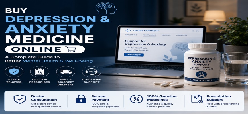 Buy Depression & Anxiety Medicine Online: Complete Guide to Mental Health Medications & Safety